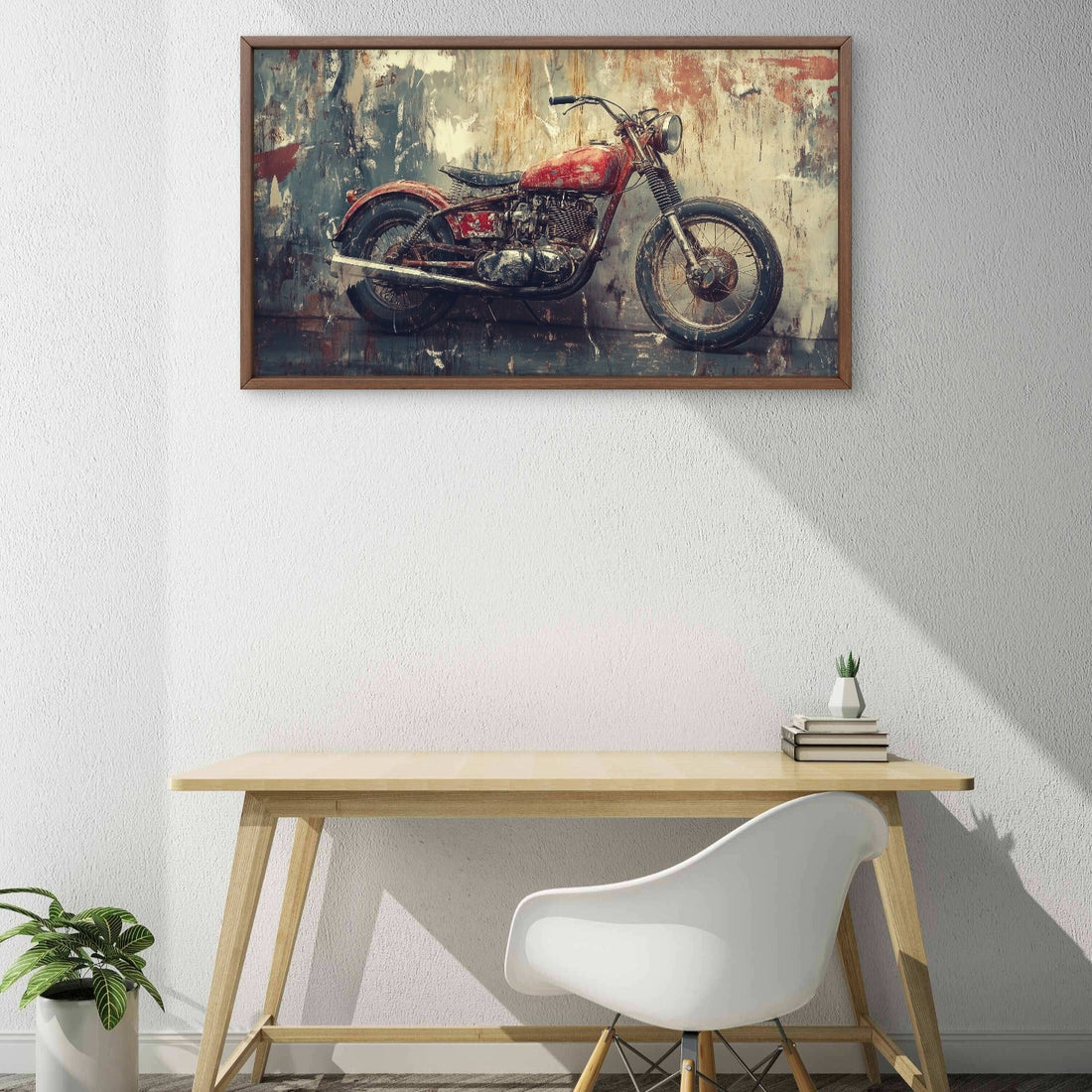 Old vintage Motorcycle - Frugal Carts