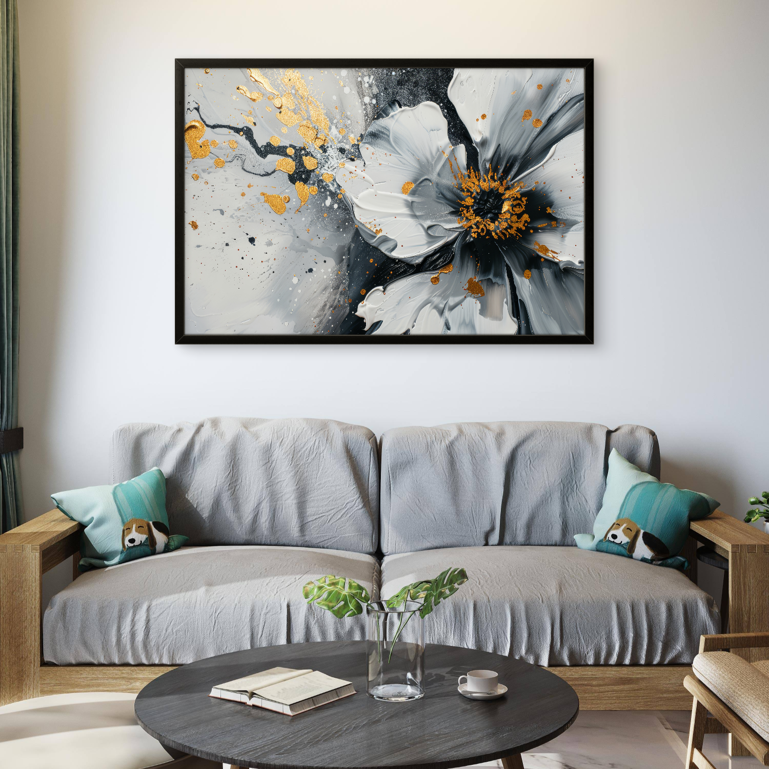 White Flower Abstract