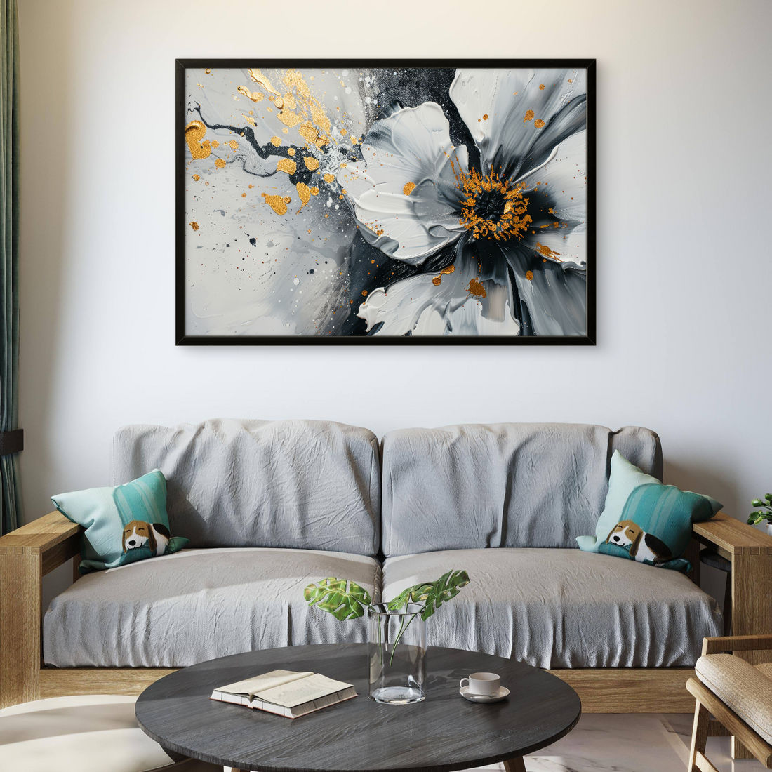 White Flower Abstract