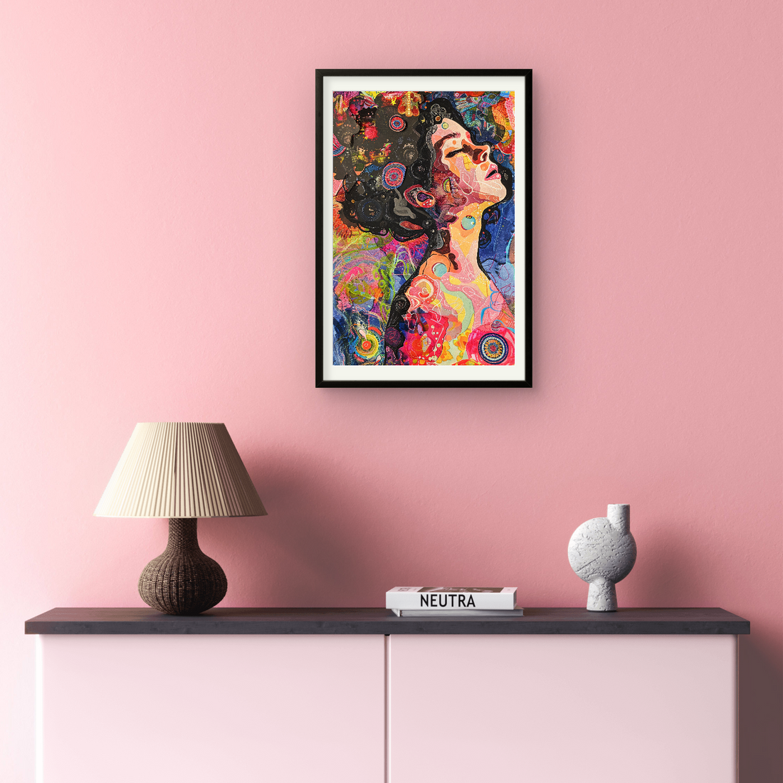 Girl Colourful Art Portrait