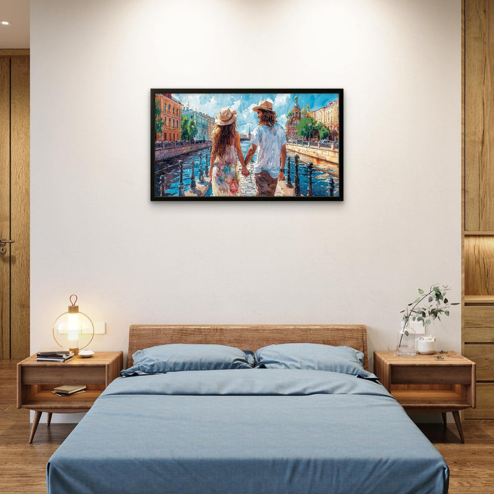 Watercolour Couple Art