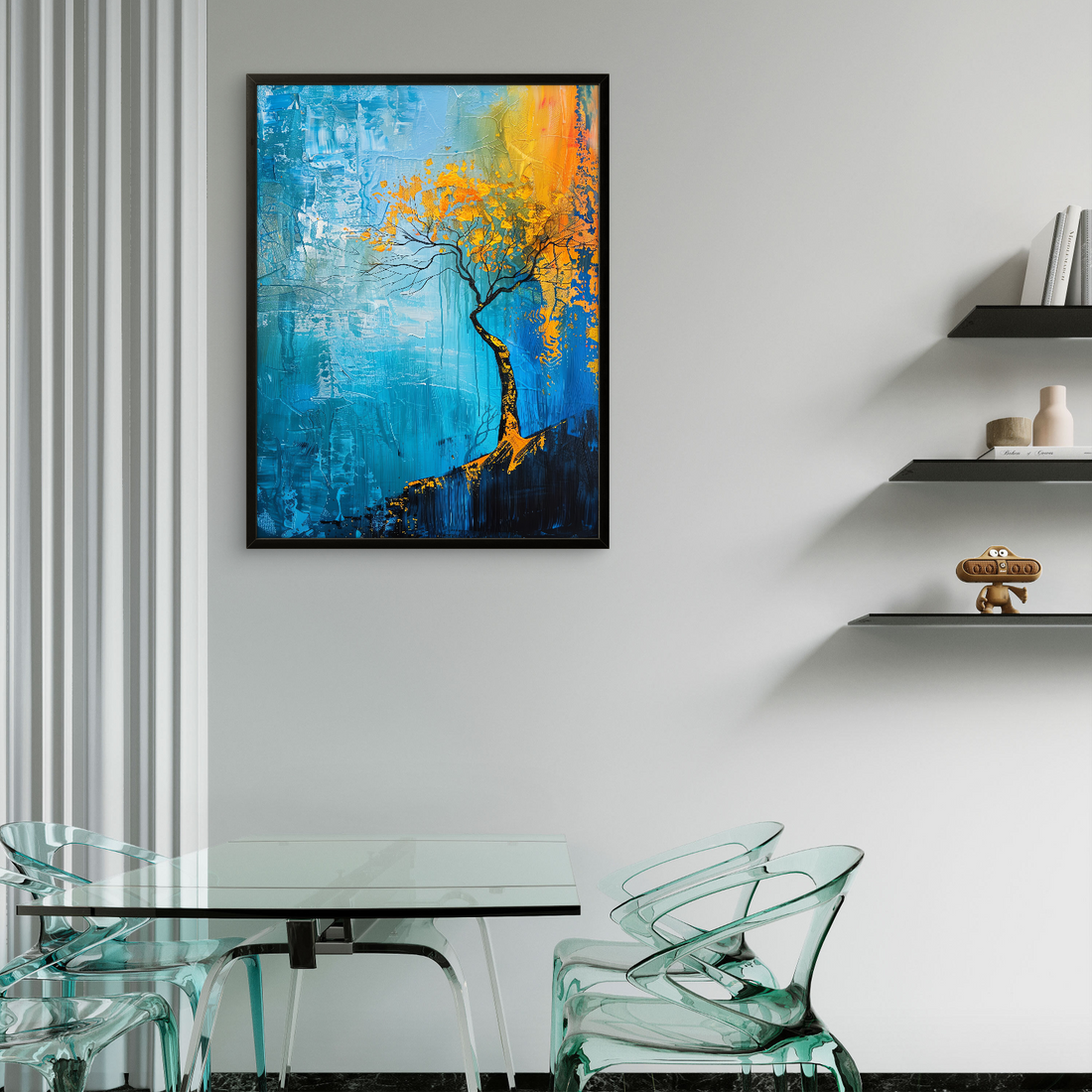 Yellow Tree Art Portrait