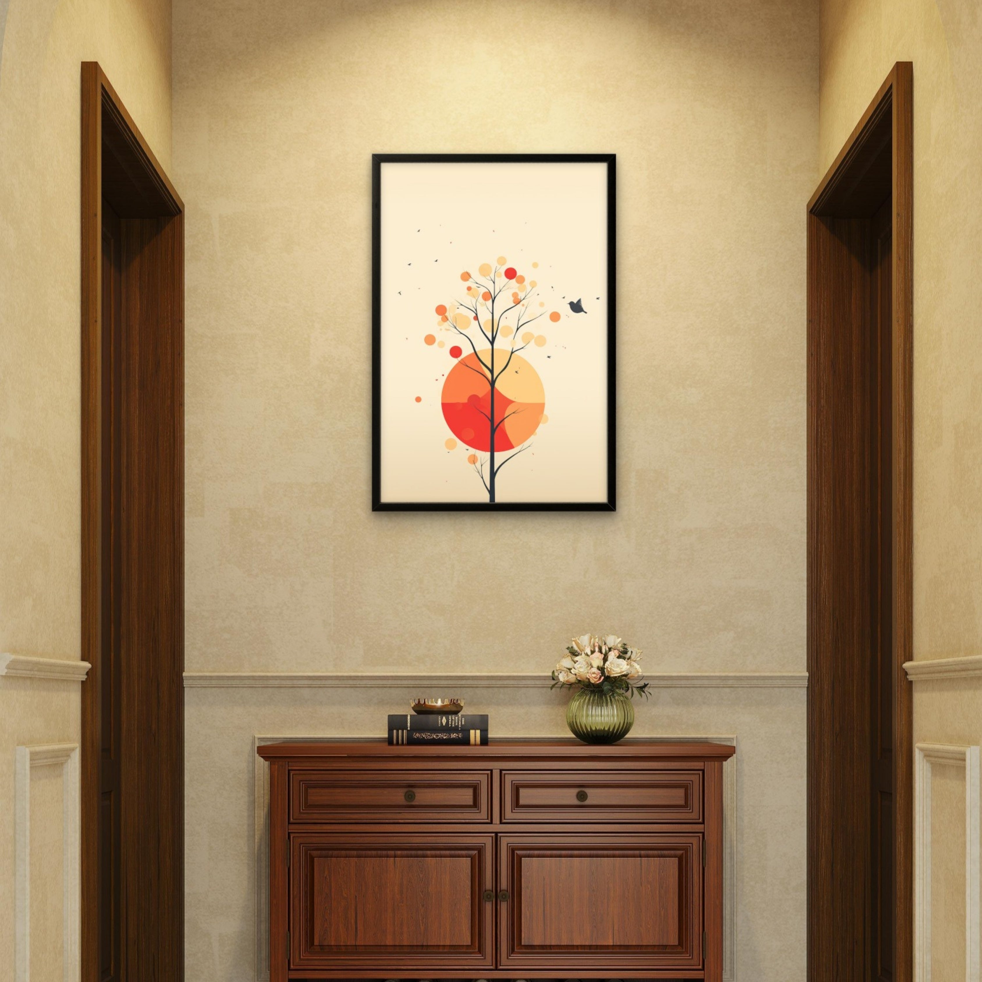 Sunset Tree Canvas