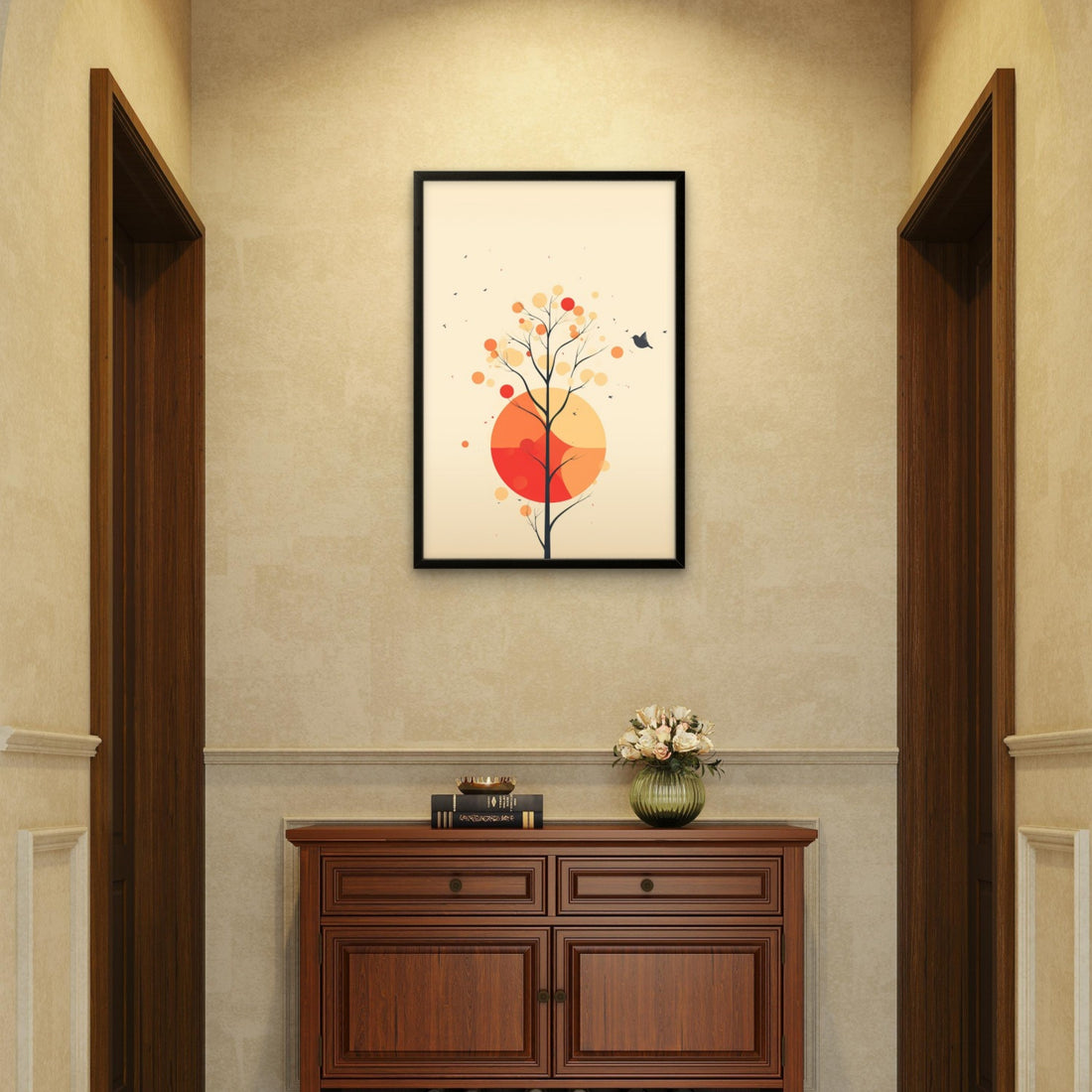 Sunset Tree Canvas