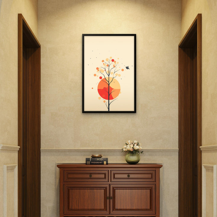 Sunset Tree Canvas