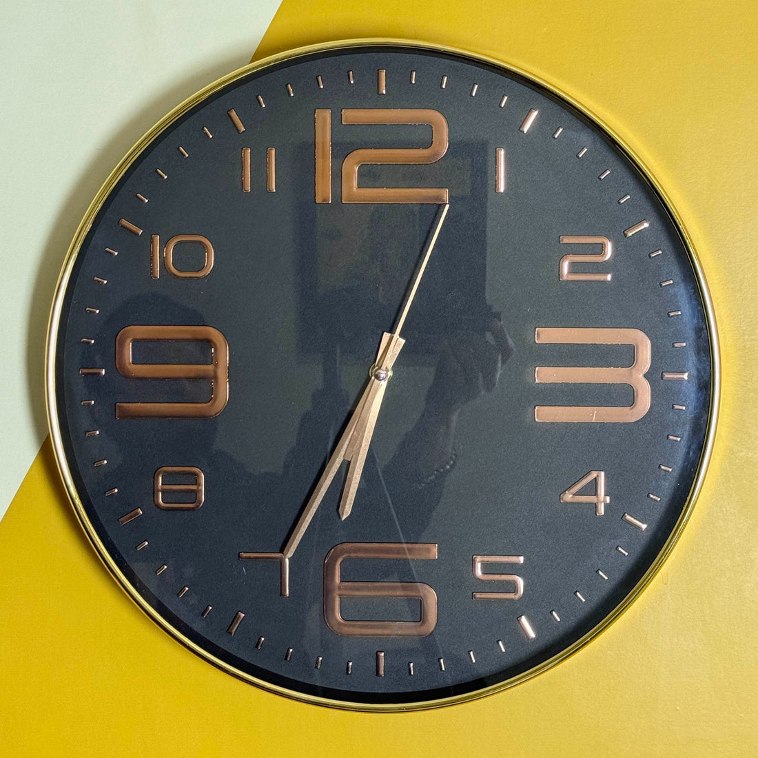 Copper Timeless Numerical Wall Clock