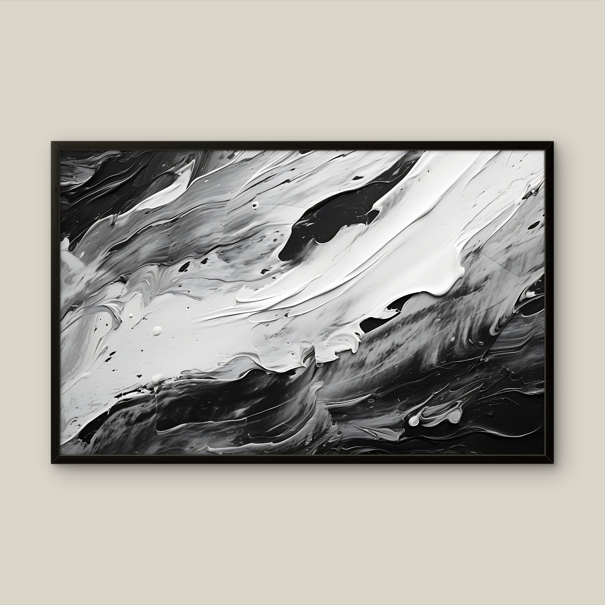 Abstract Dark Painting