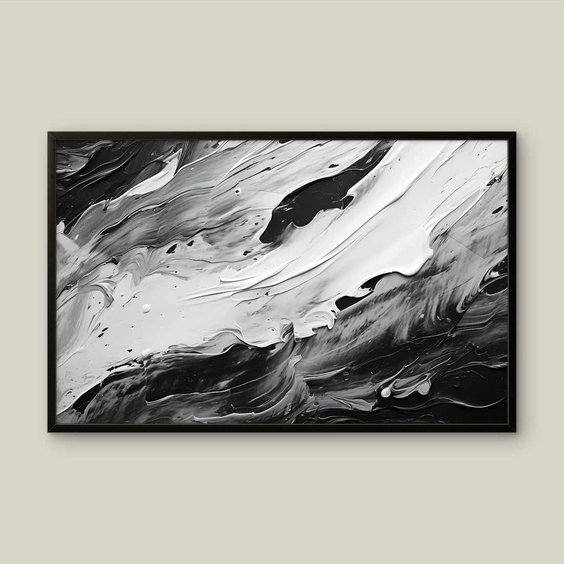 Abstract Dark Painting