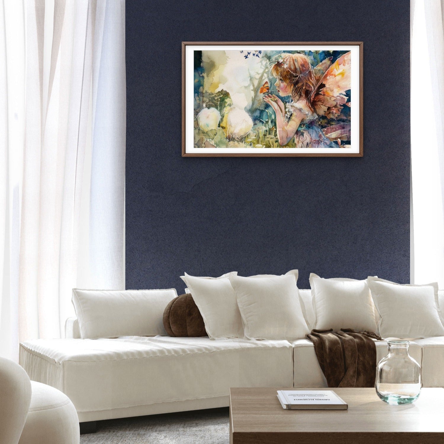 Butterfly Baby with Butterfly Art - Frugal Carts