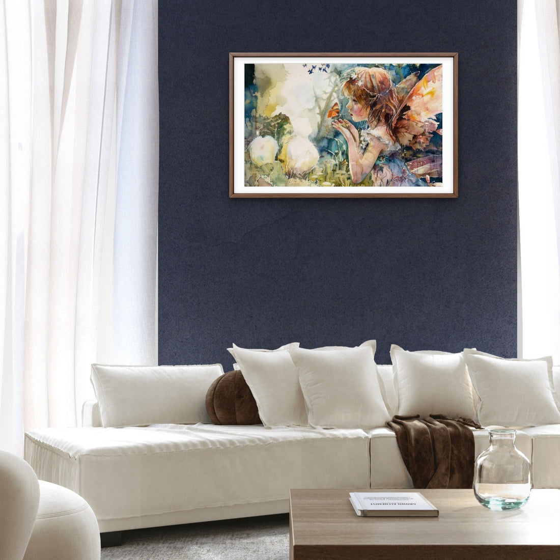 Butterfly Baby with Butterfly Art - Frugal Carts