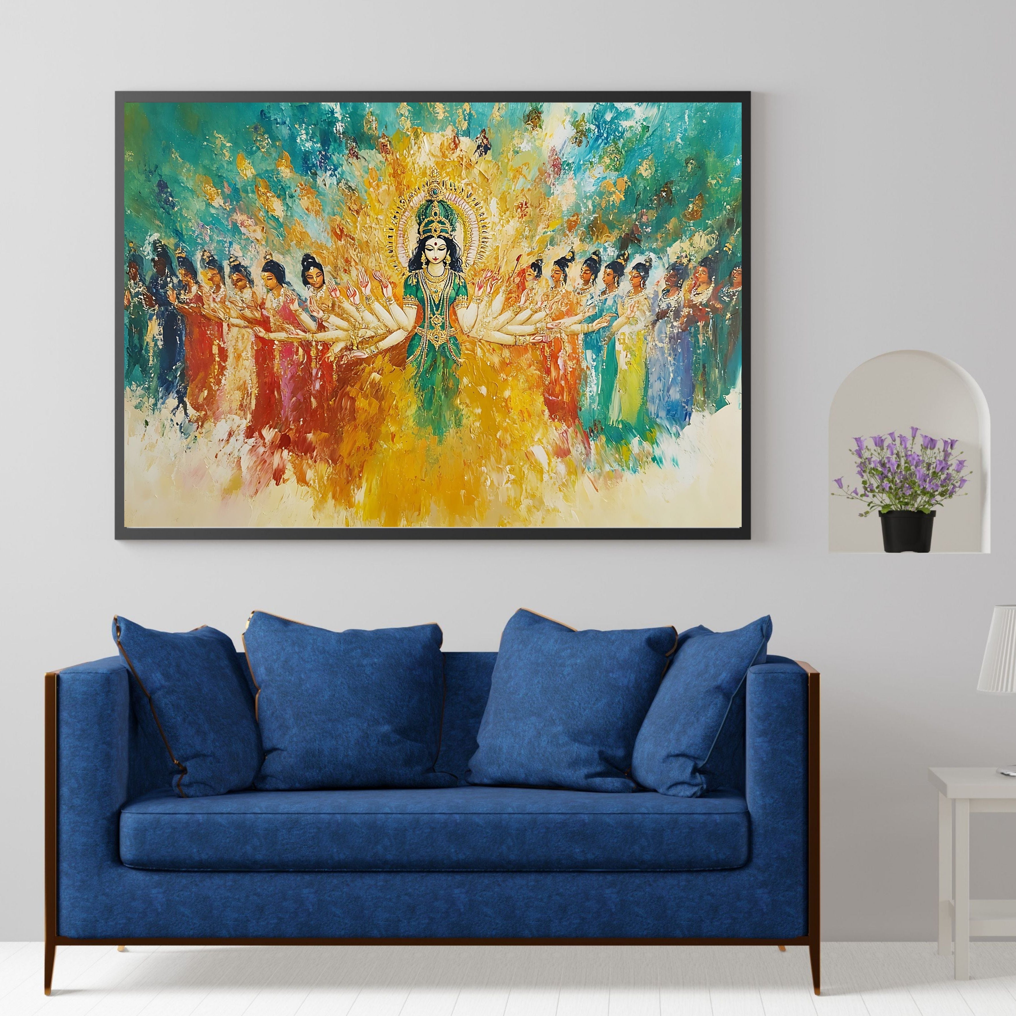 Abstract Goddess Art