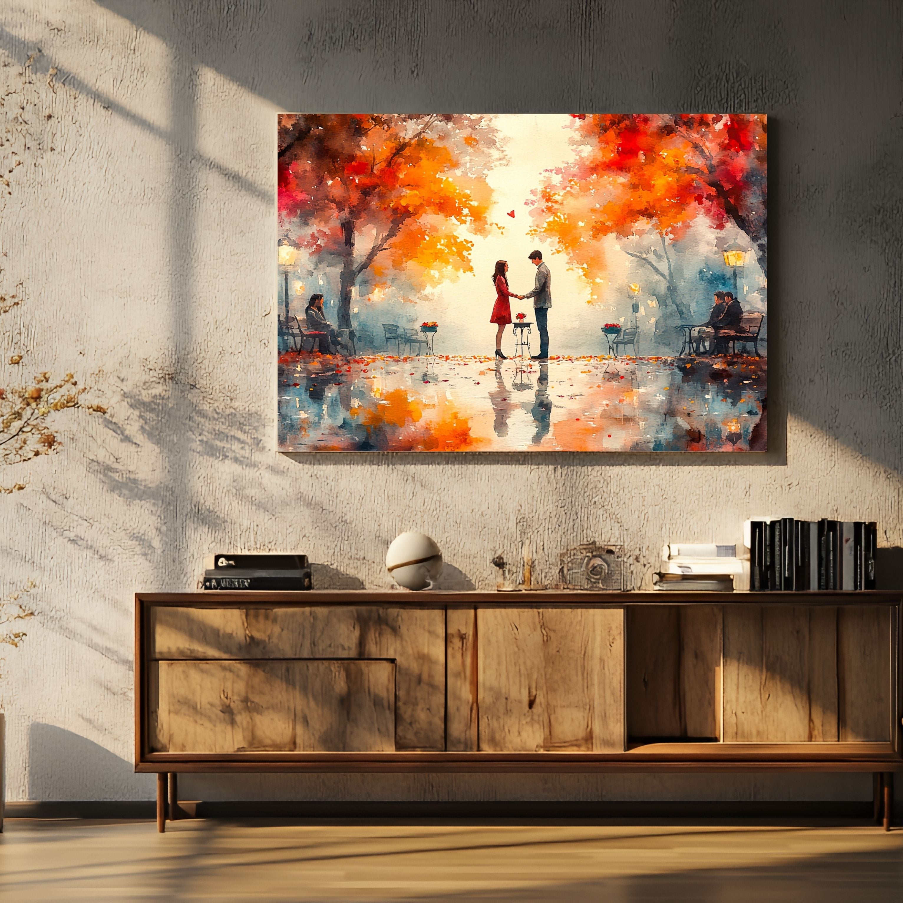 Couple Proposal on the Street