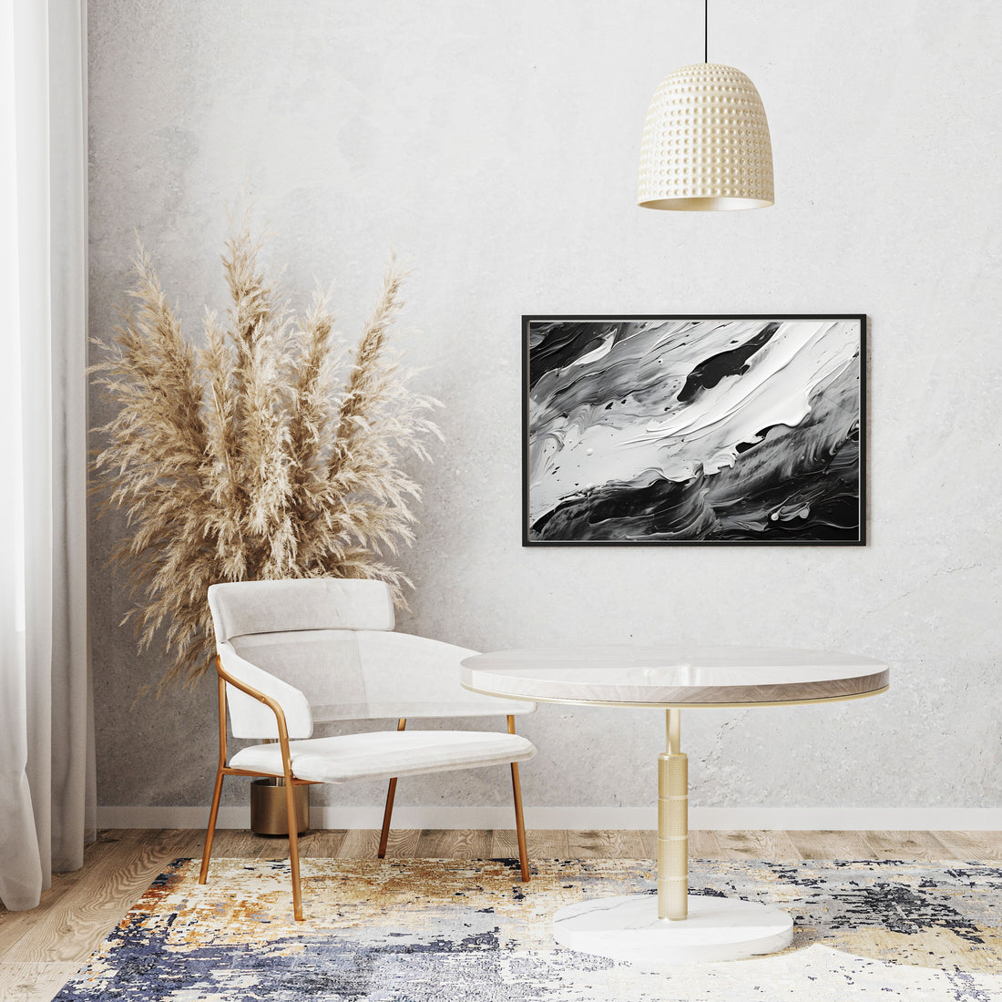 Abstract Dark Painting