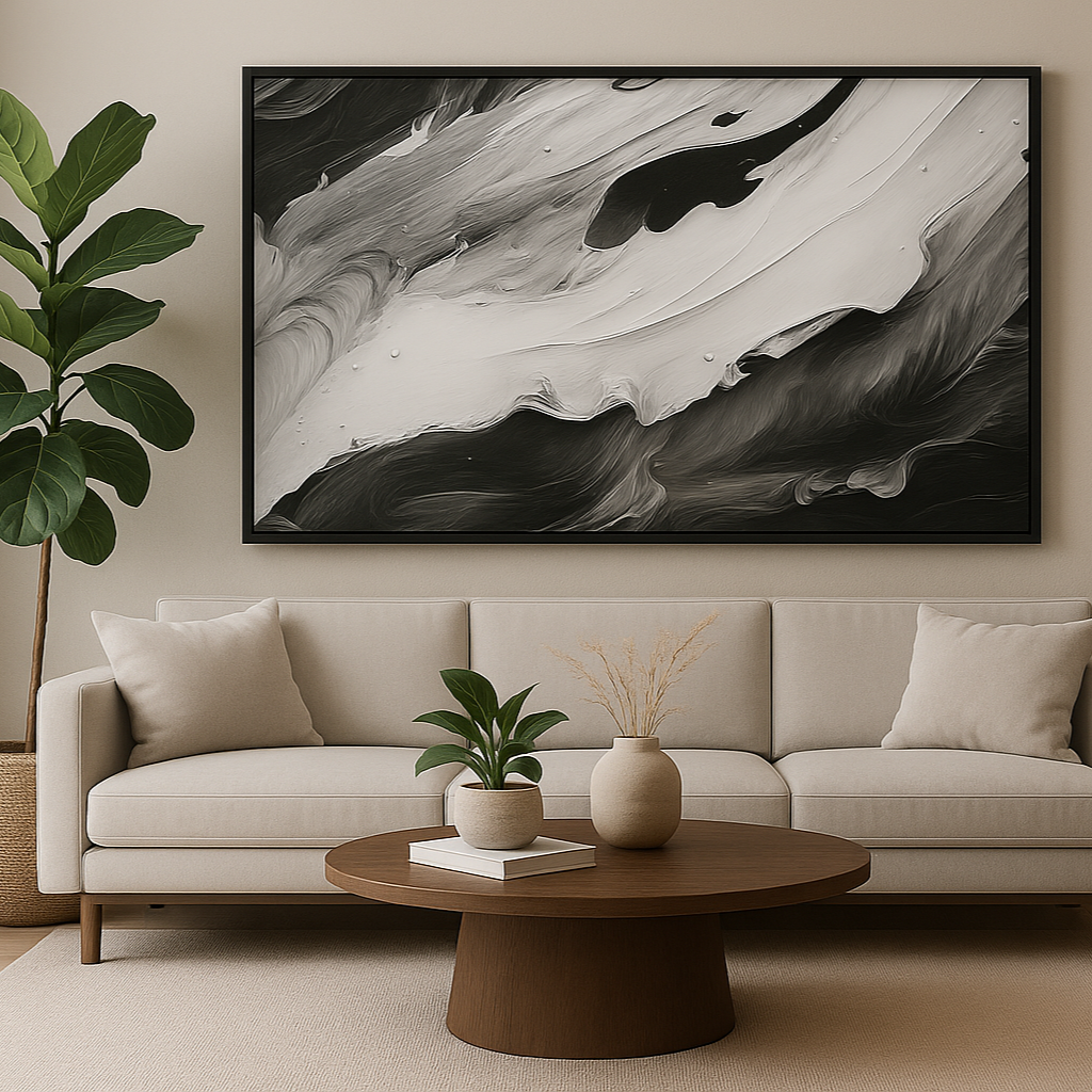 Abstract Dark Painting