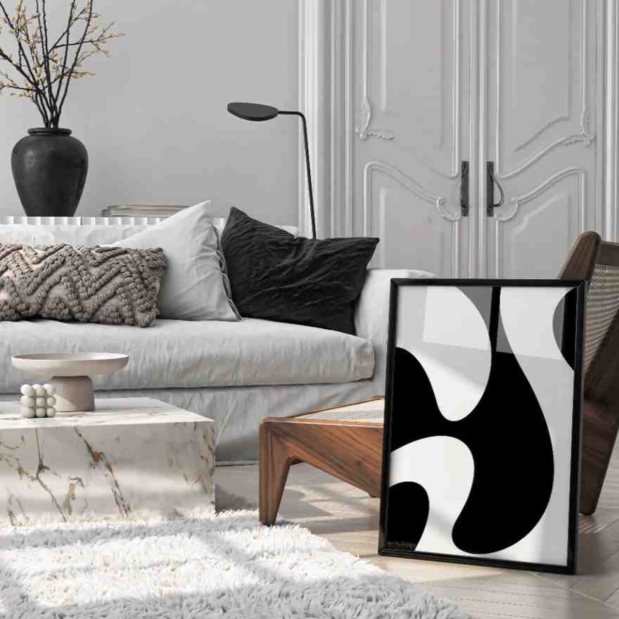 Abstract Dark Painting