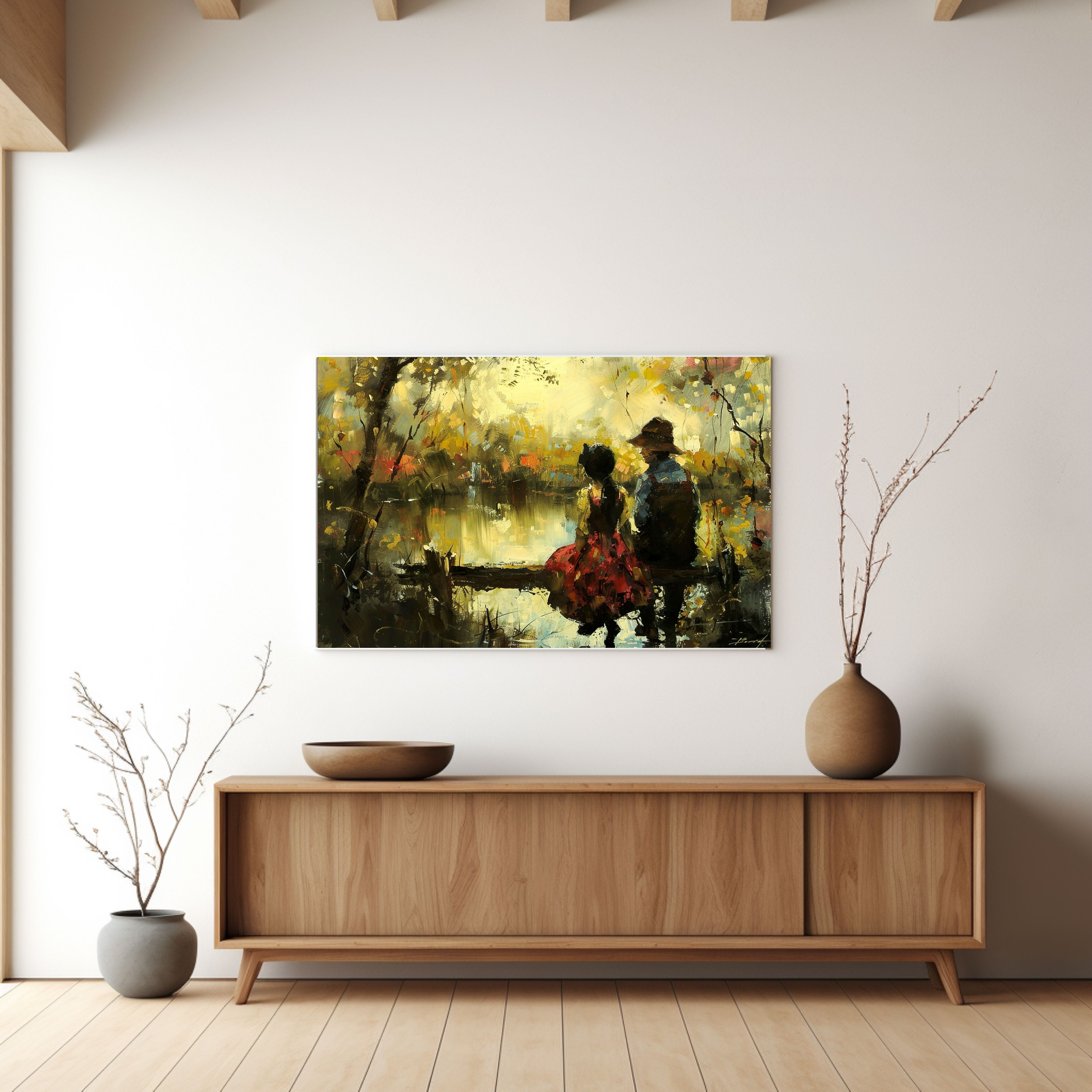 Dark Couple Abstract