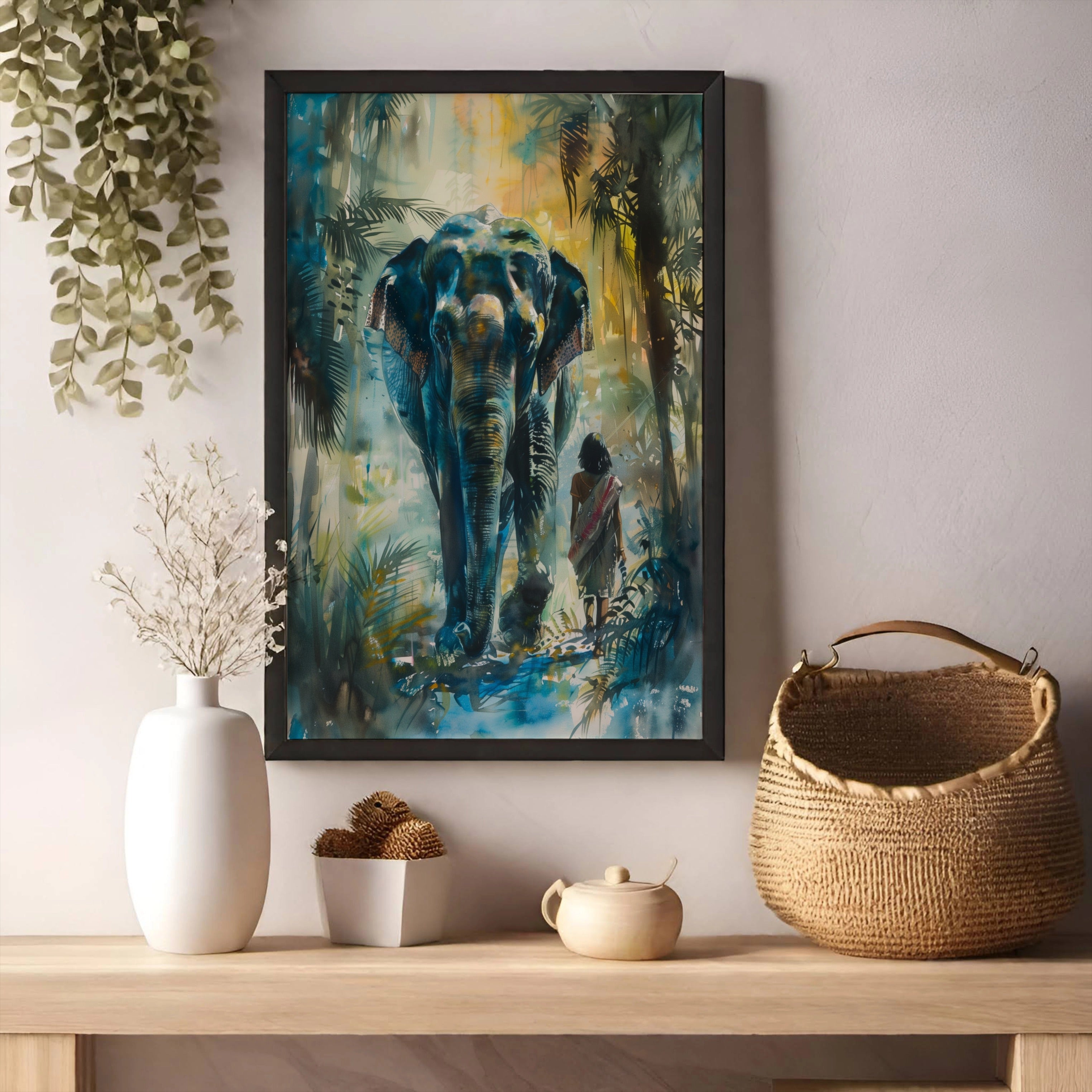 Elephant with a Man - Frugal Carts