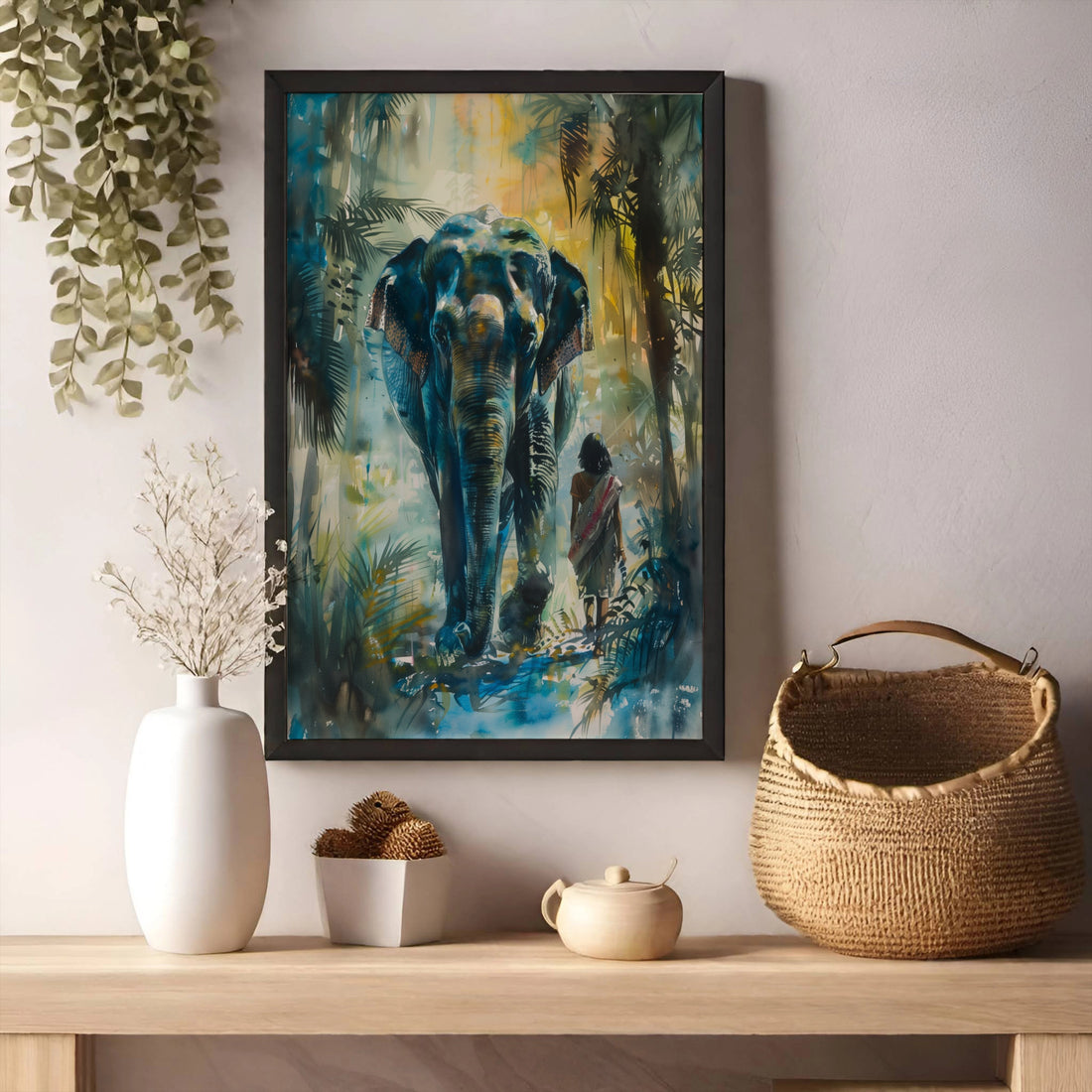 Elephant with a Man - Frugal Carts
