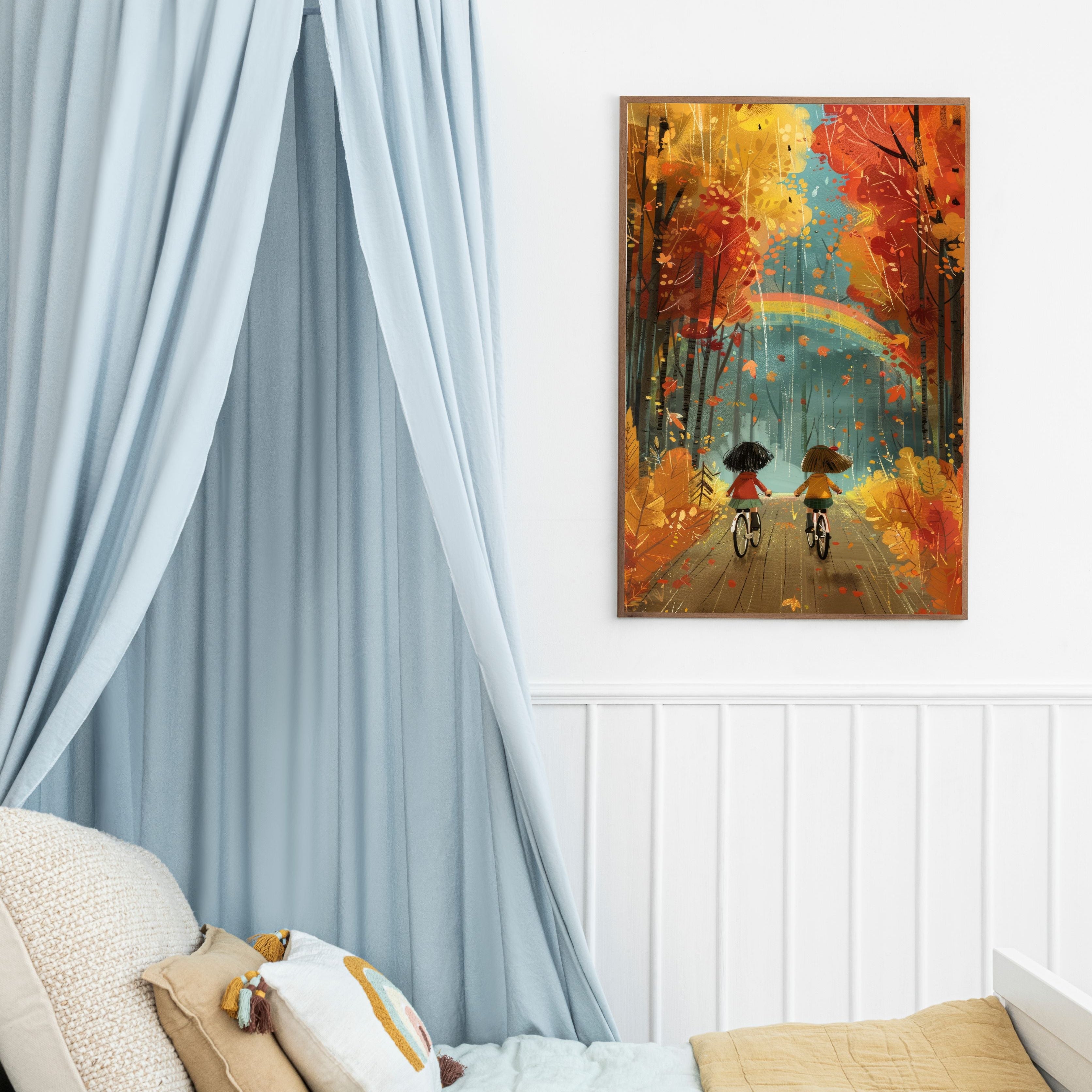 Girls riding Bicycle