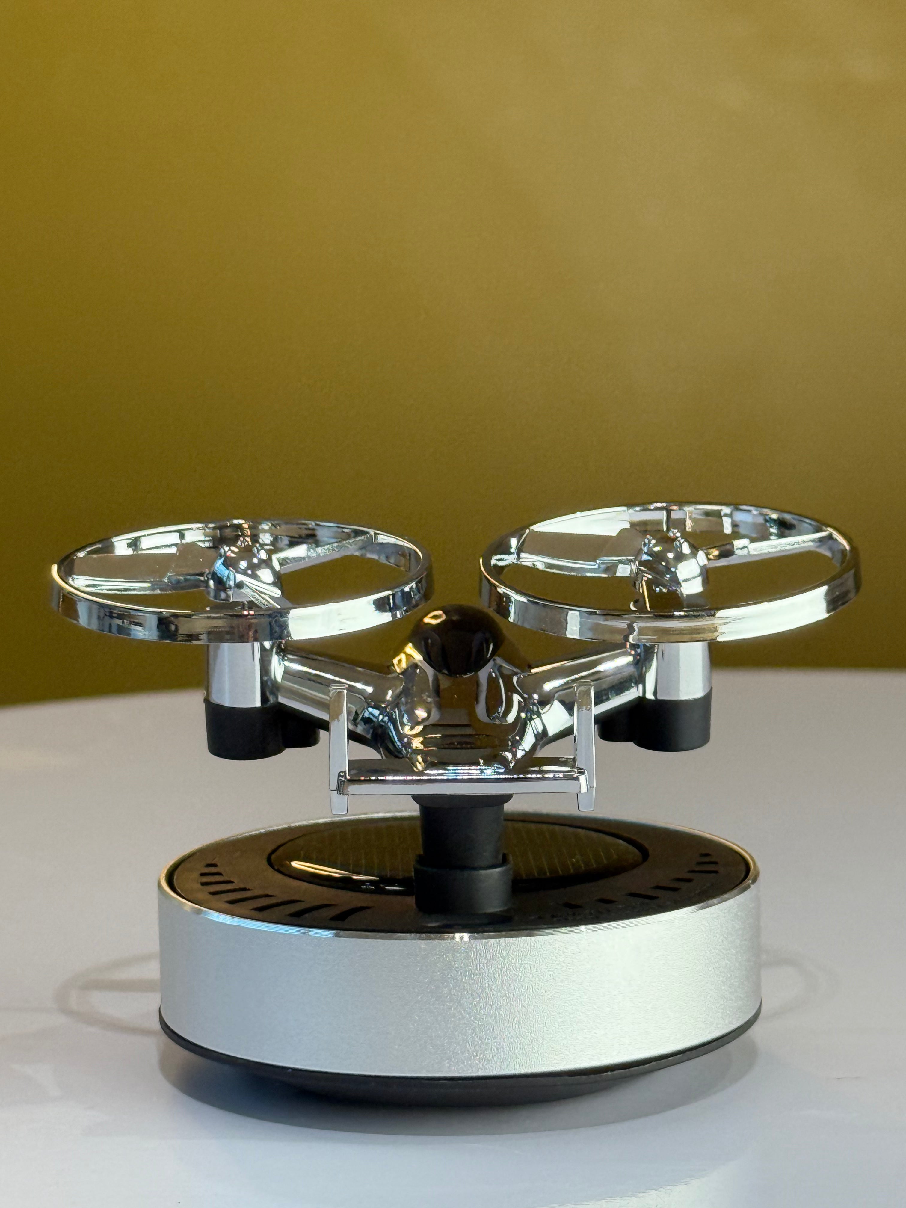 Solar Charge Aeroplane Car Perfume