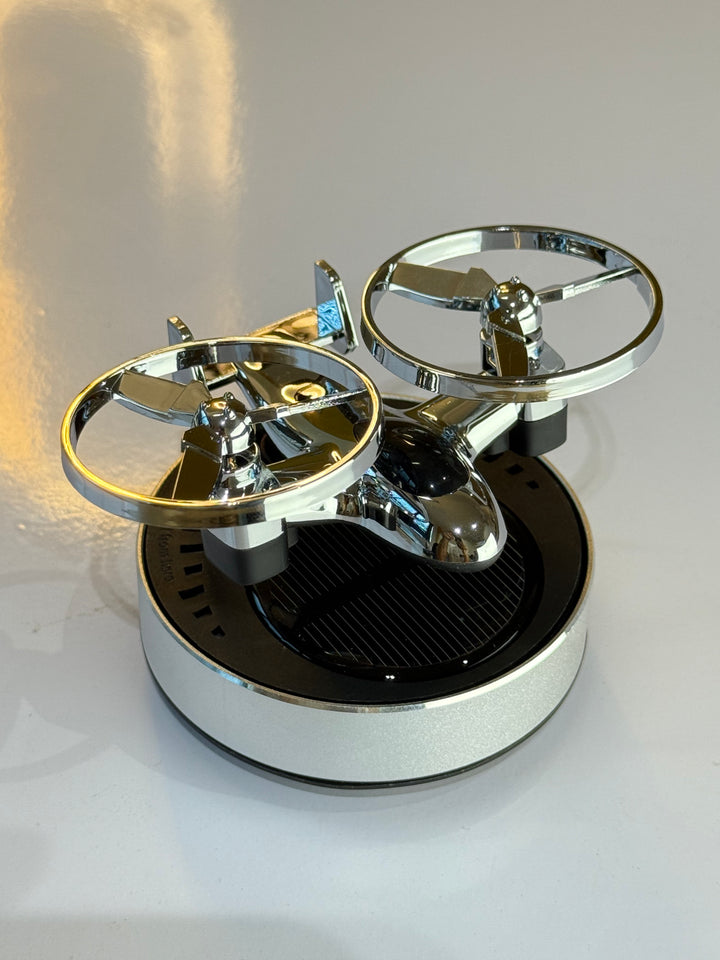 Solar Charge Aeroplane Car Perfume