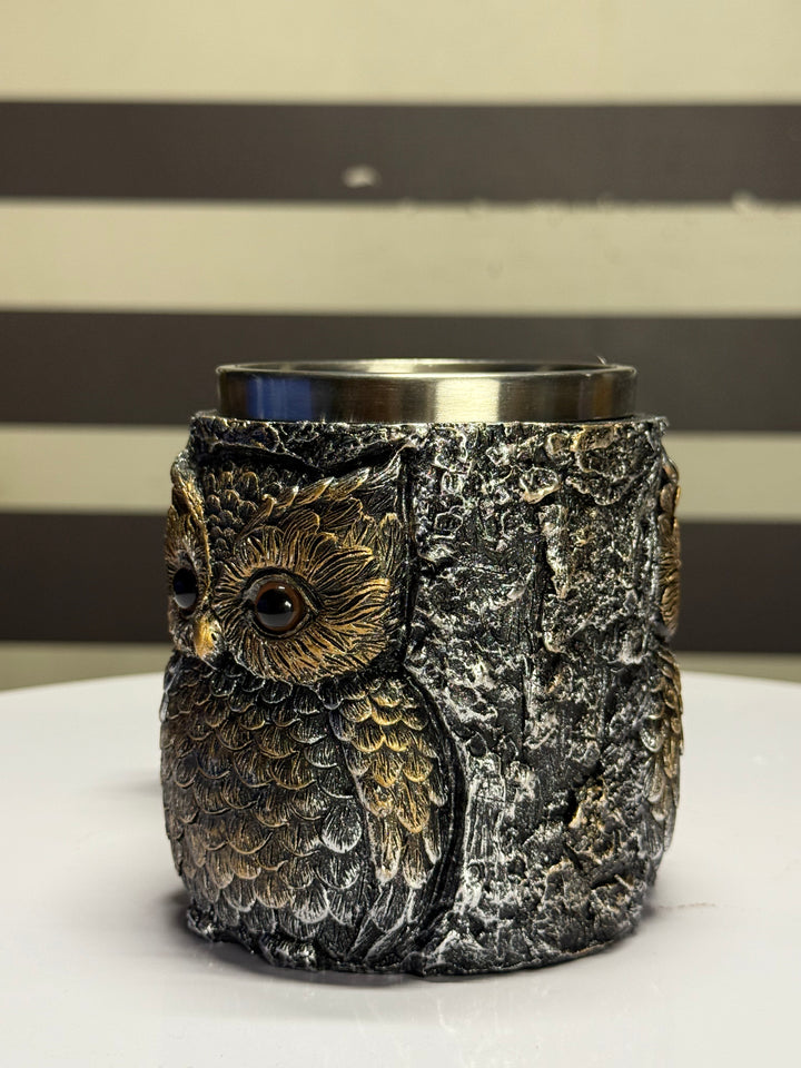 3D Owl Vintage Mug
