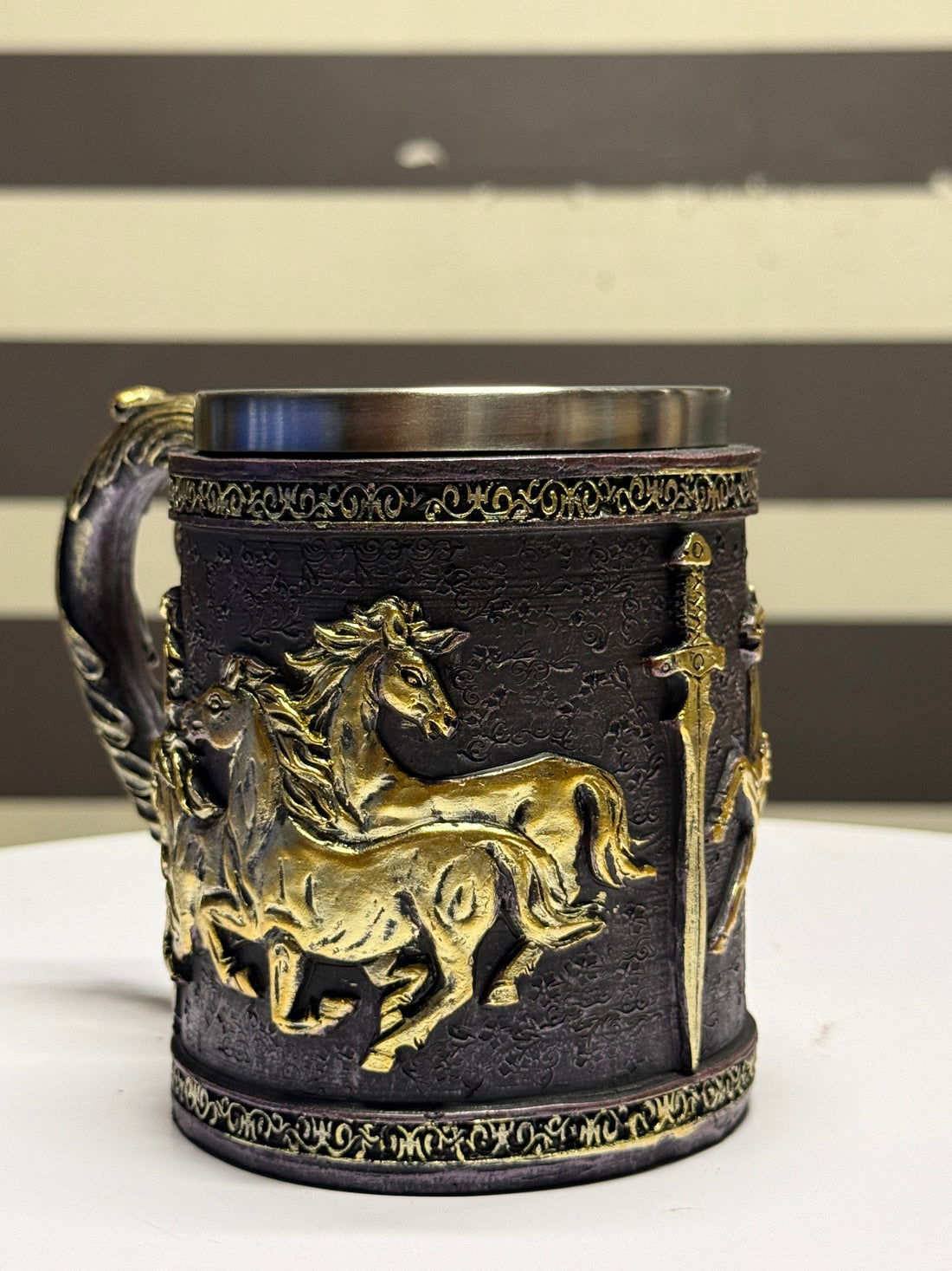 3 Running Horse Mug