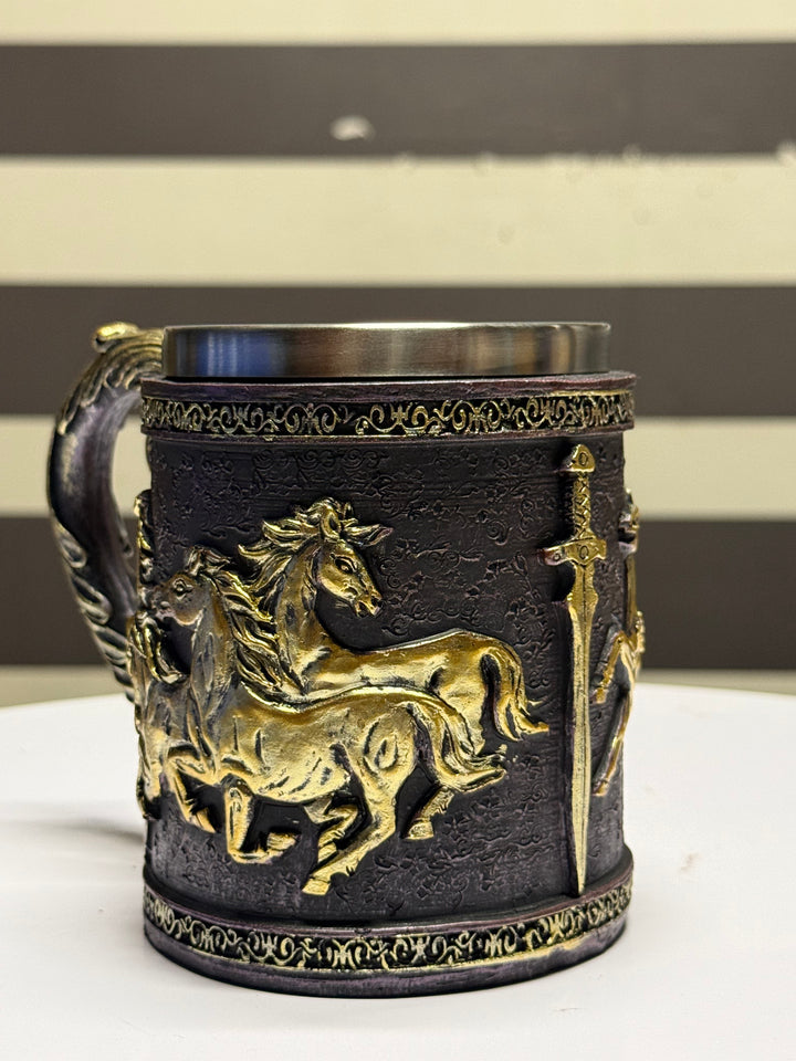 3 Running Horse Mug