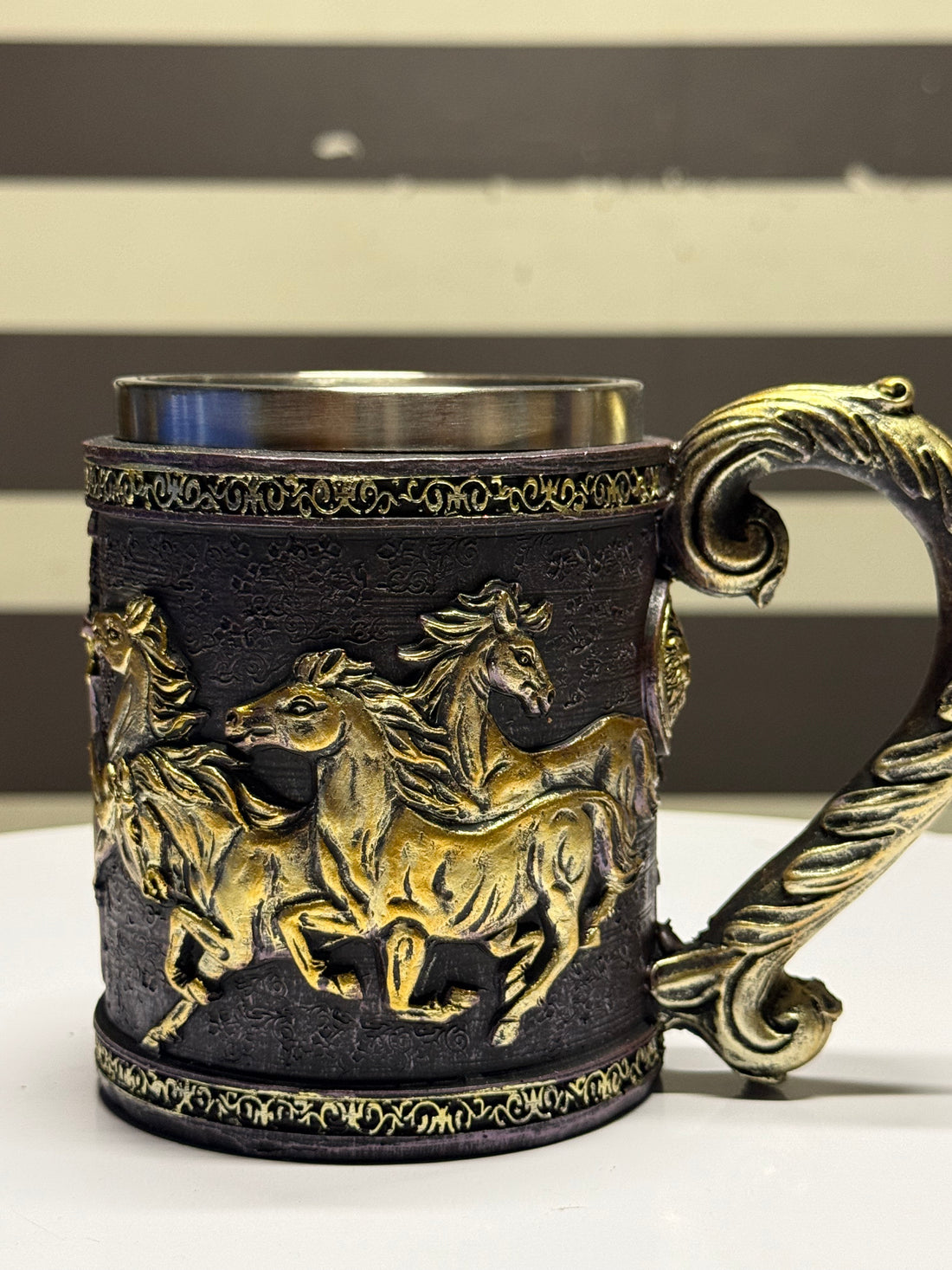 3 Running Horse Mug