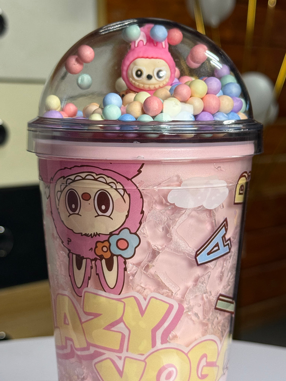Labubu Rosa Sipper