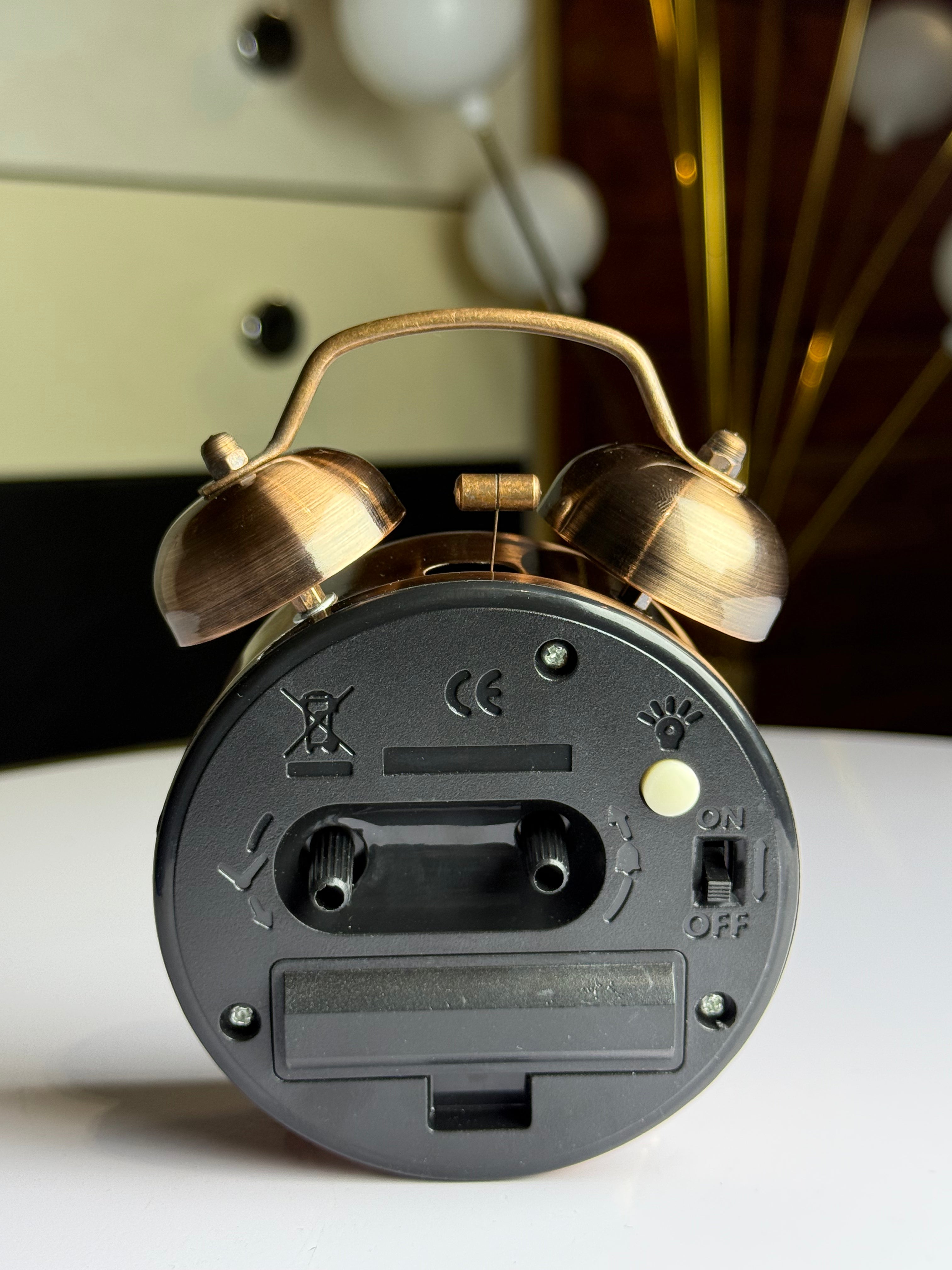 Metallic Alarm Clock