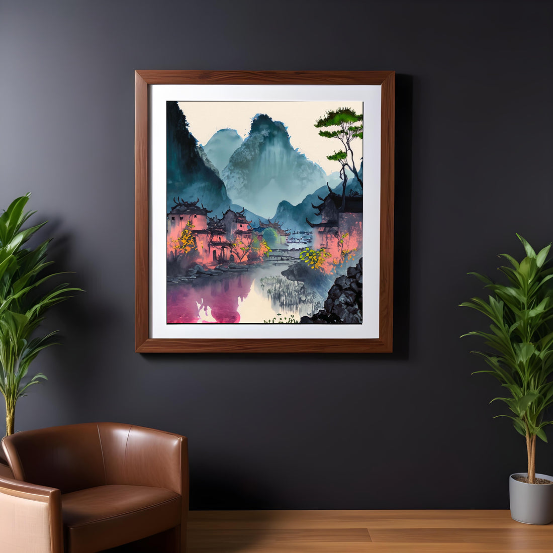 Japanese Landscape Square