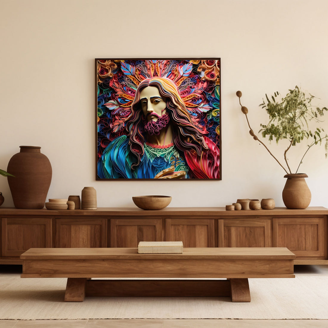 Jesus Colourful Art