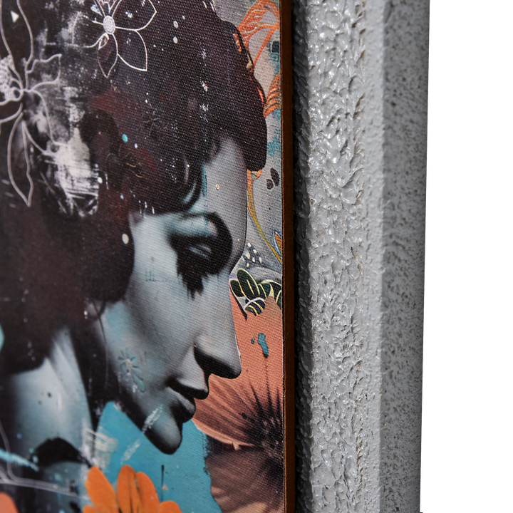 Textured 3D Modern Woman Art