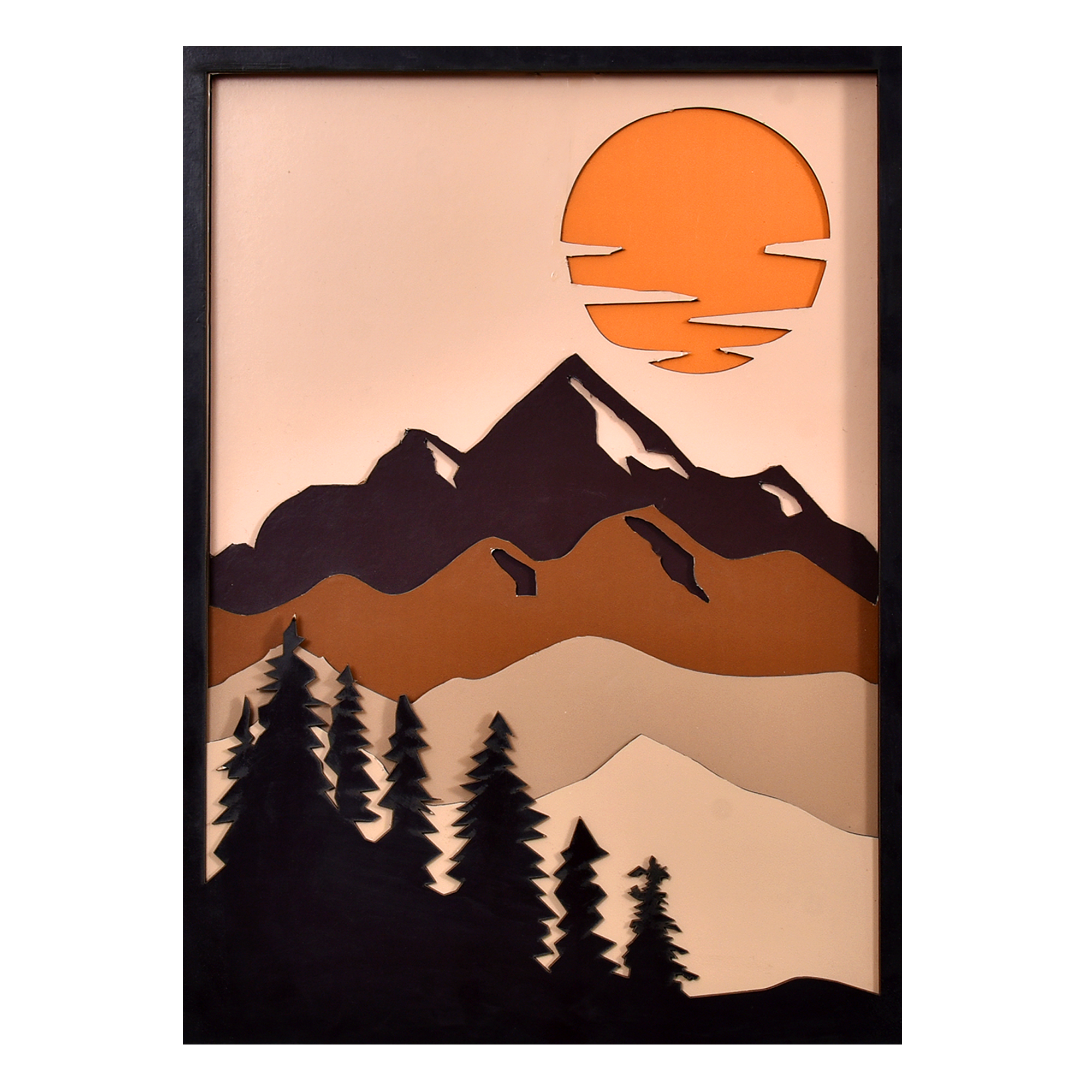 3D Router Cut Landscape Art