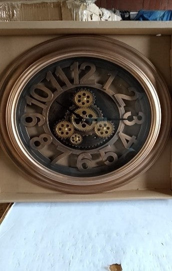 Live machinery clock  Fibre with Brass finished