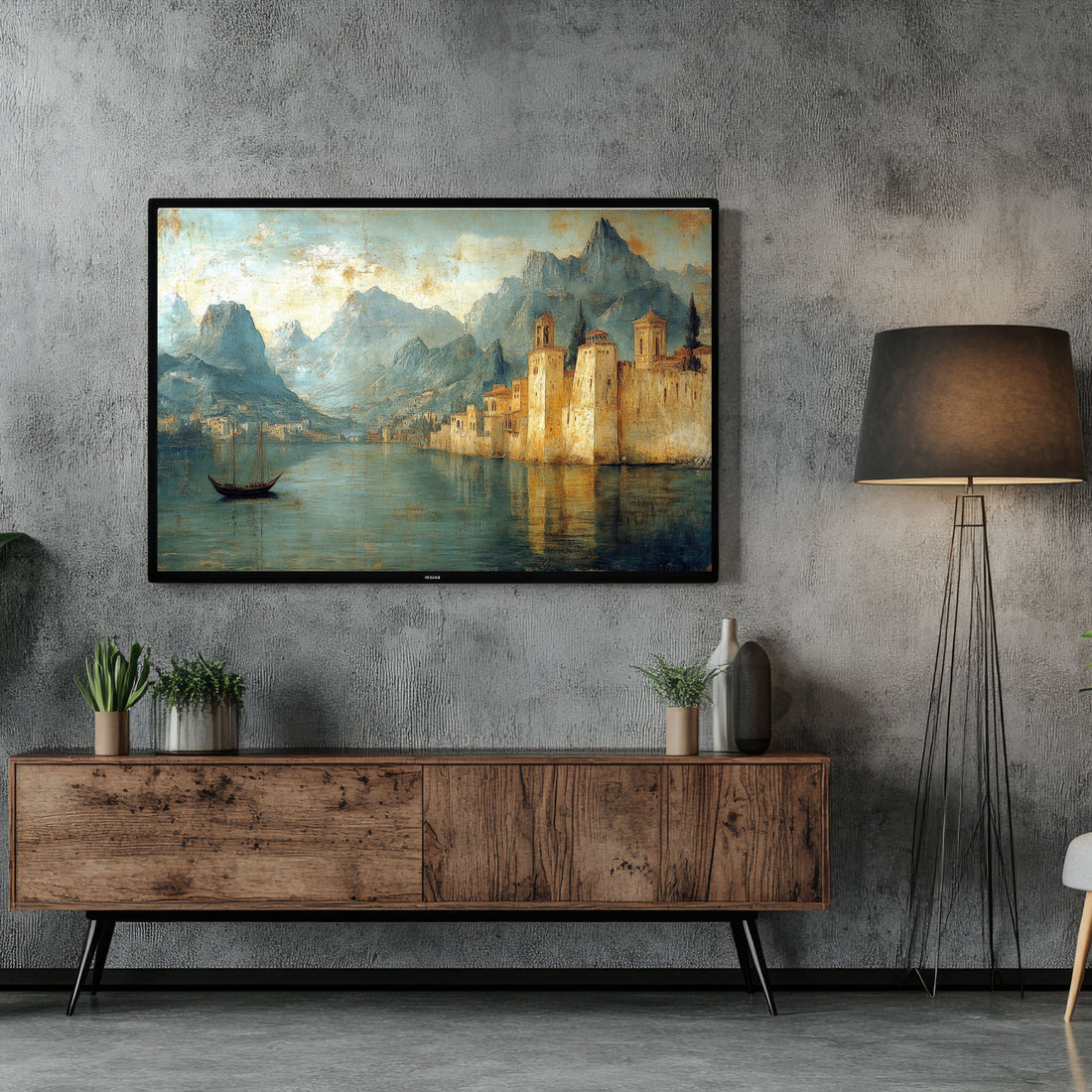 River Side Castle Art