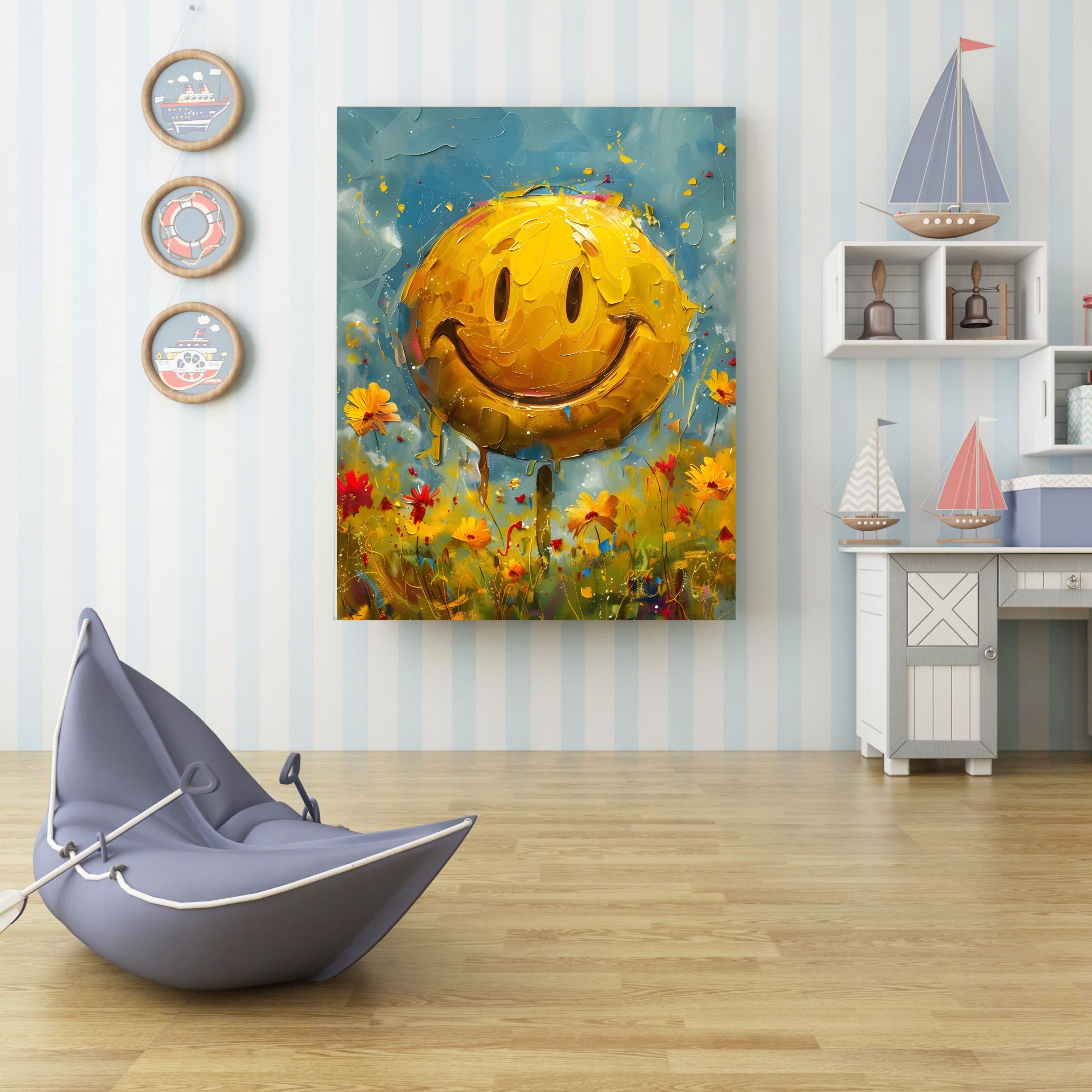 Smiley Flower - Frugal Carts