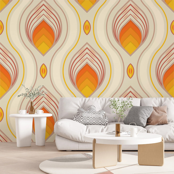 Fire Pattern Wallpaper