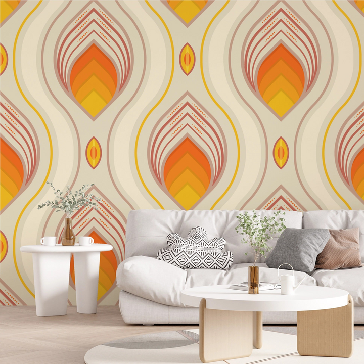Fire Pattern Wallpaper