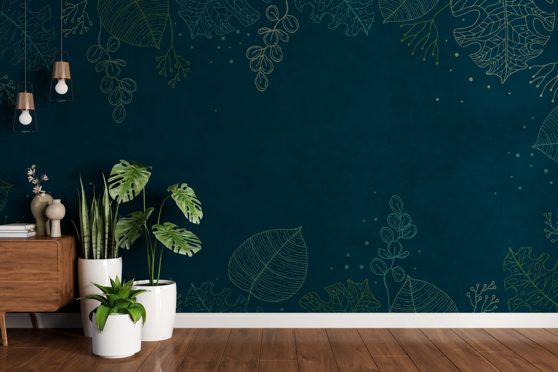 Hanging Leaves Wallpaper