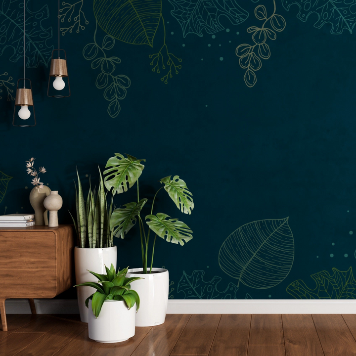 Hanging Leaves Wallpaper