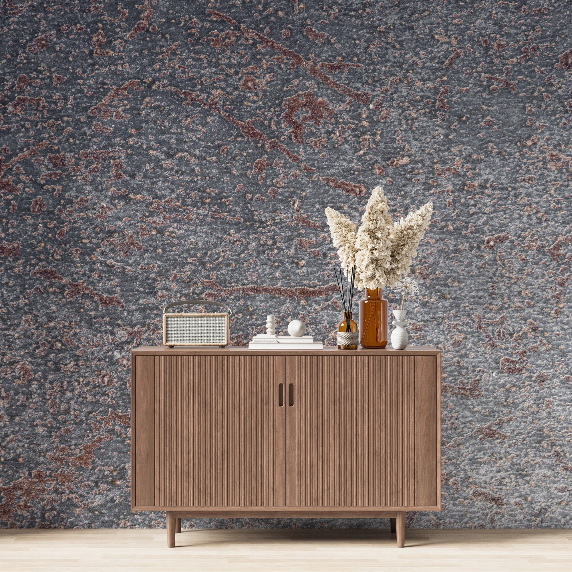 Glittery Background with Rust Texture