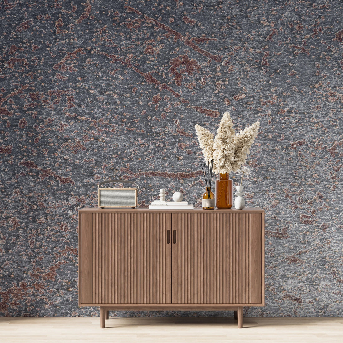 Glittery Background with Rust Texture