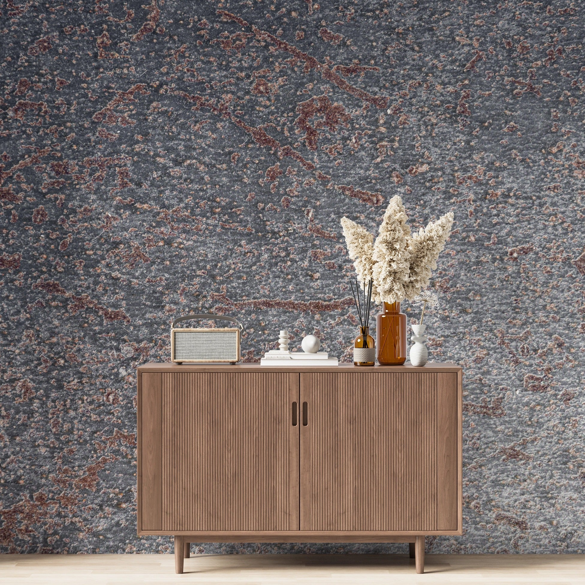 Glittery Background with Rust Texture