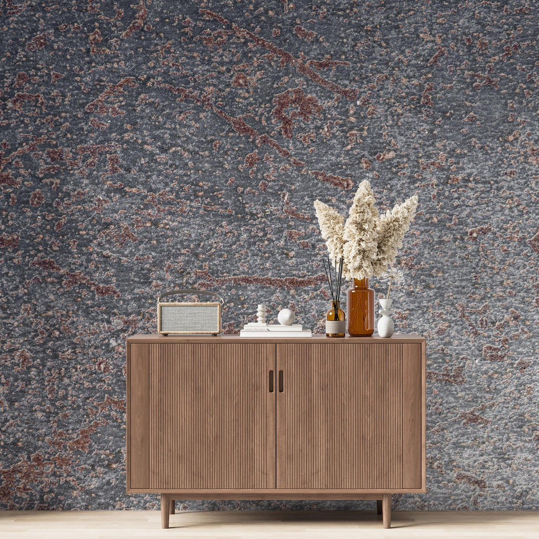 Glittery Background with Rust Texture