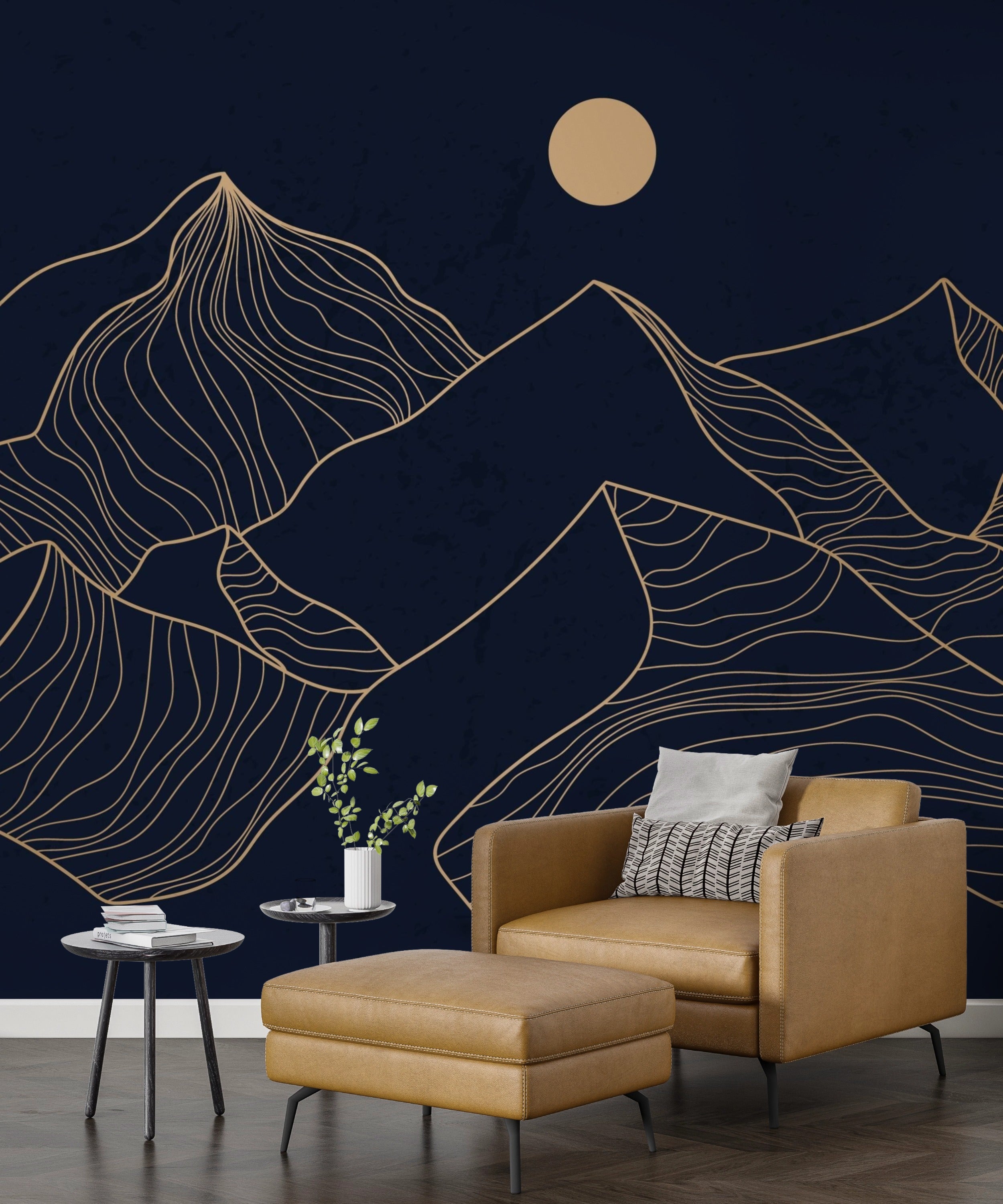 Midnight High Hills Wallpaper