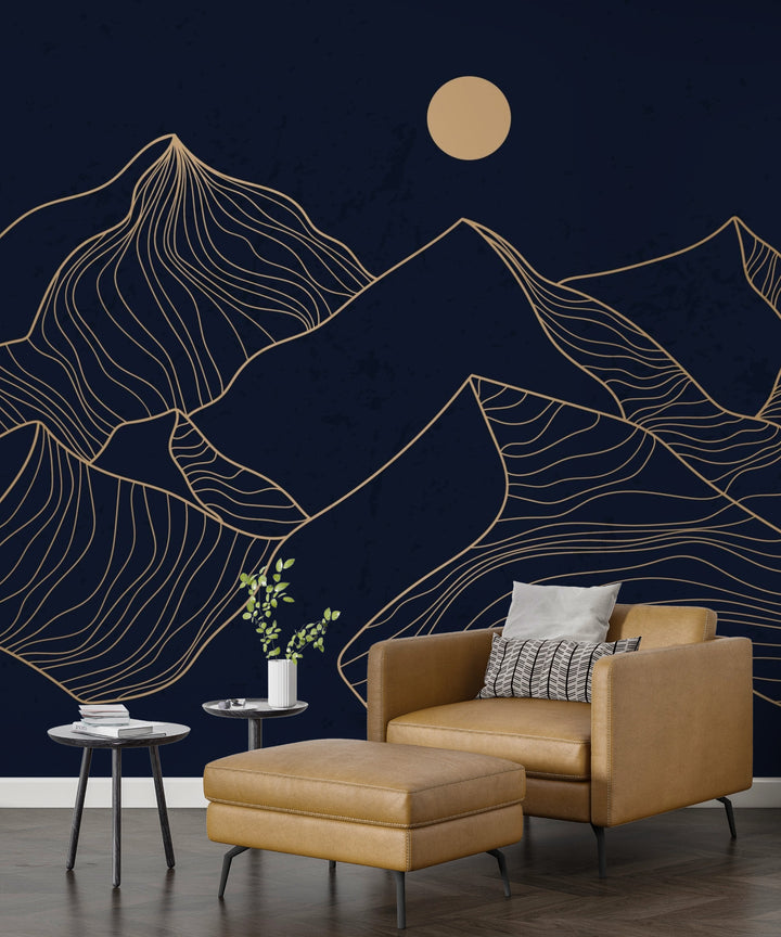 Midnight High Hills Wallpaper