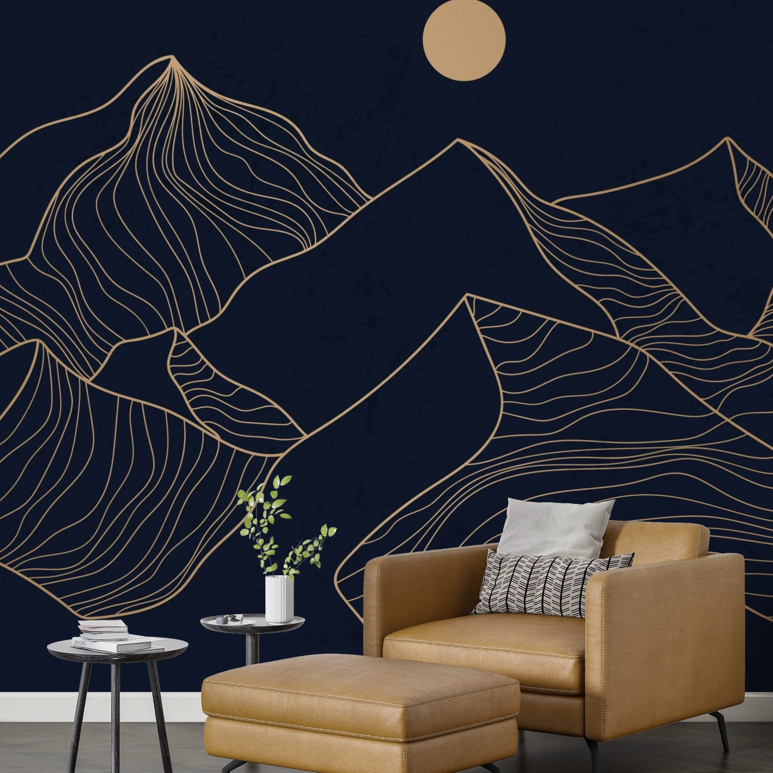 Midnight High Hills Wallpaper