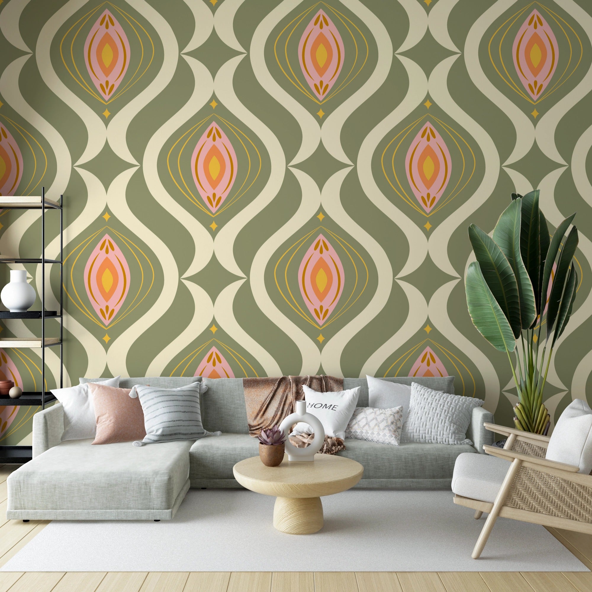 Vintage Teardrop Pattern